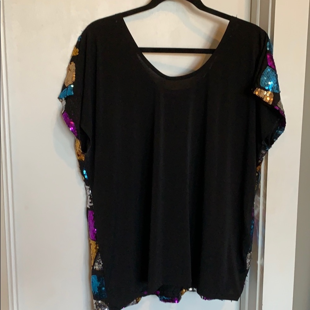 Multi-Color Sequins Top - Picture 2 of 2